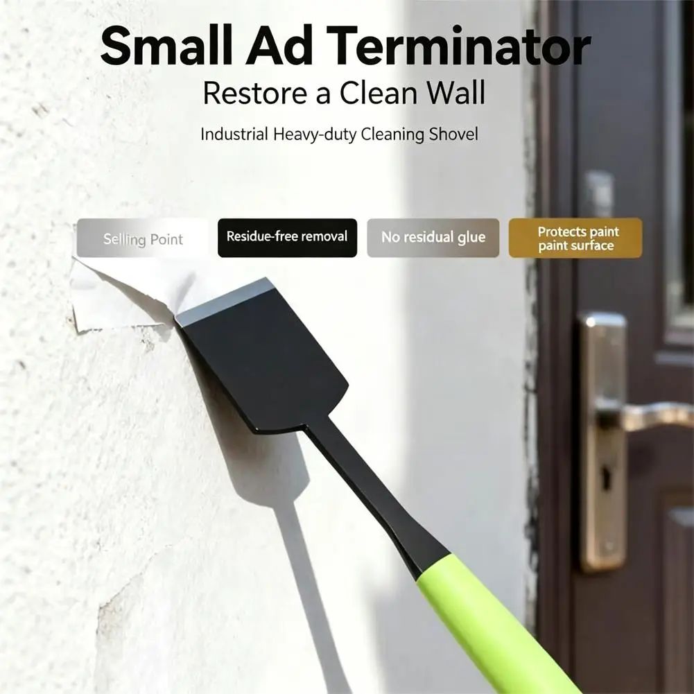 Thickened Adhesive Removal Scraper Wallpaper Paint Grease Remover Scraper Tool Kitchen Cleaning Scraper Pot Bottom Remover