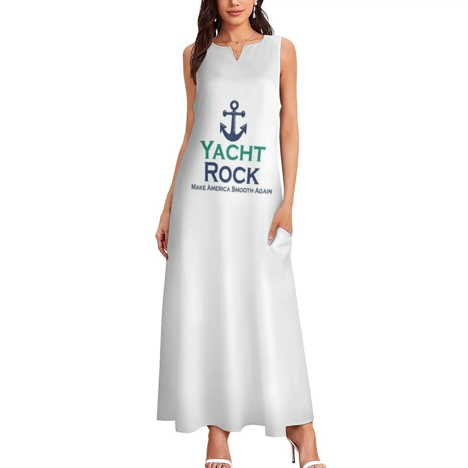 Yacht Rock Long Dress Women