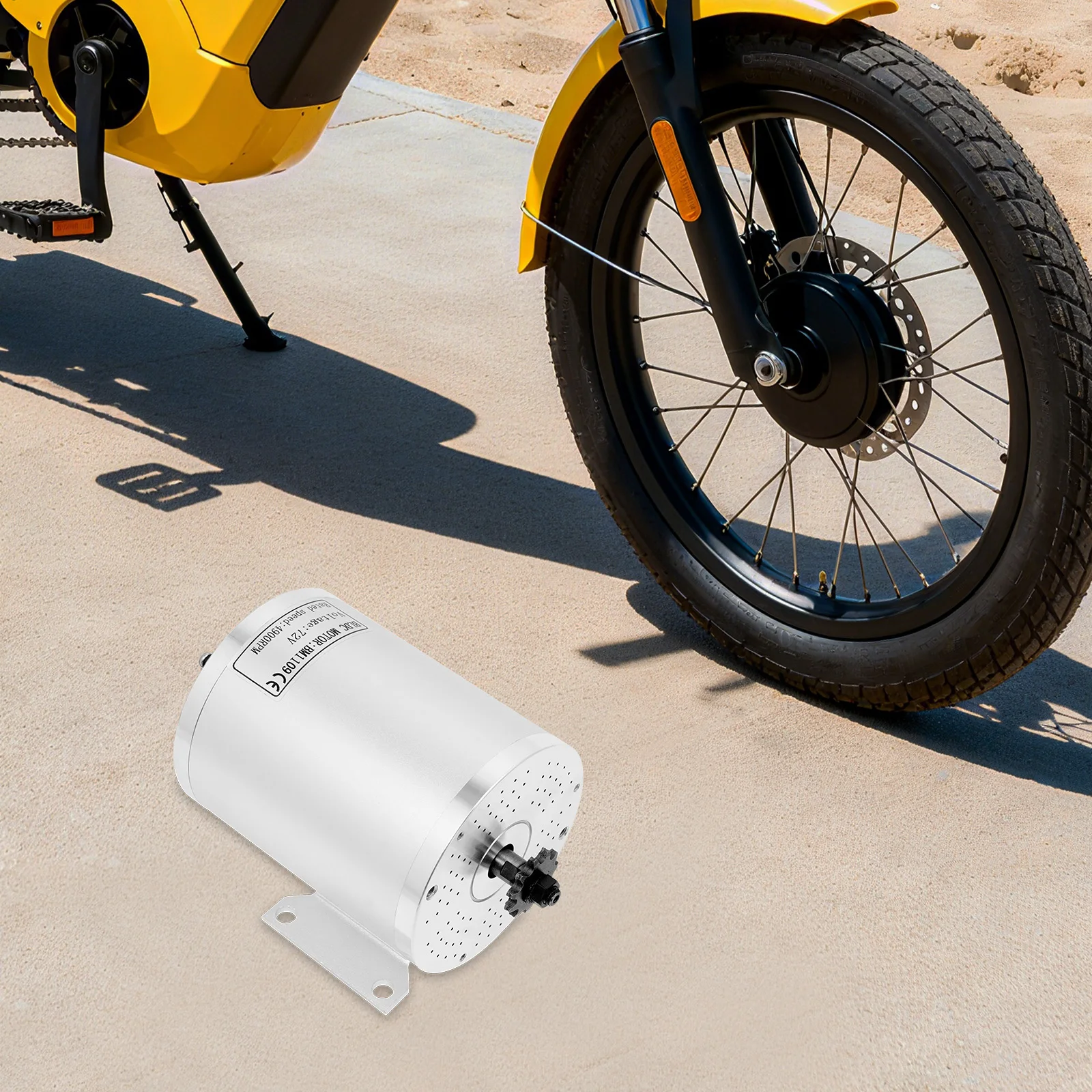 72V 3000W Brushless Motor with Controller+Handlebars for scooters, go-karts, mini electric motorcycles, dune buggies, and modified bicycles