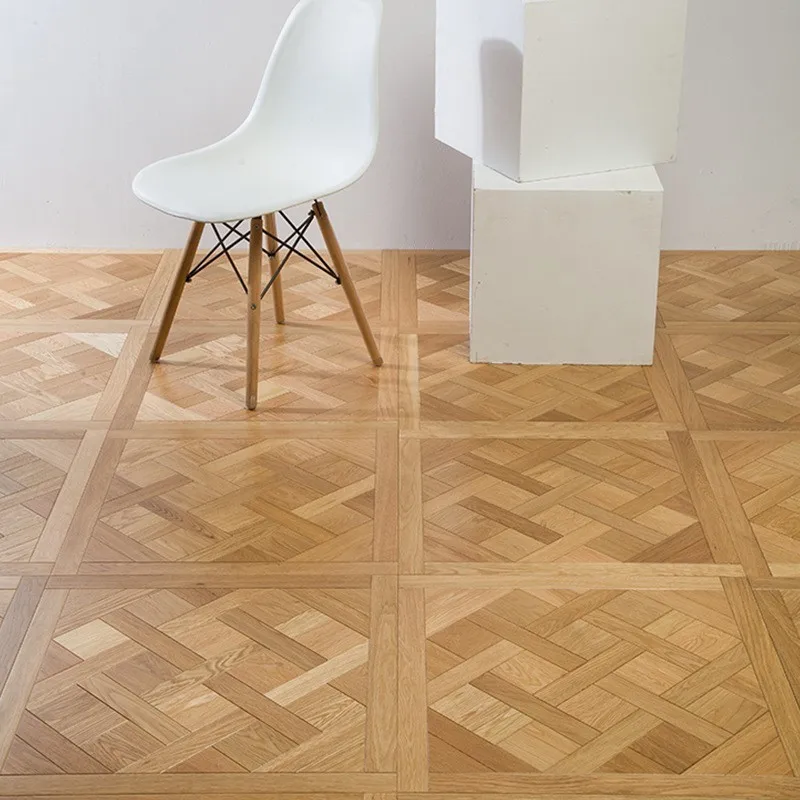 Parquet floor Multi-layer solid wood black walnut oak natural color square Versailles parquet floor