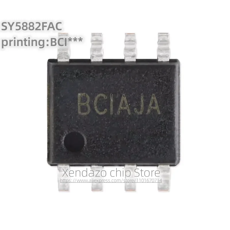 10 Stück/Lot SY5882FAC mit BCI***-SOP-8-Druck auf dem Gehäuse. Einstufige Flyback- und PFC-Controller-Chips, die durch CV gesteuert werden