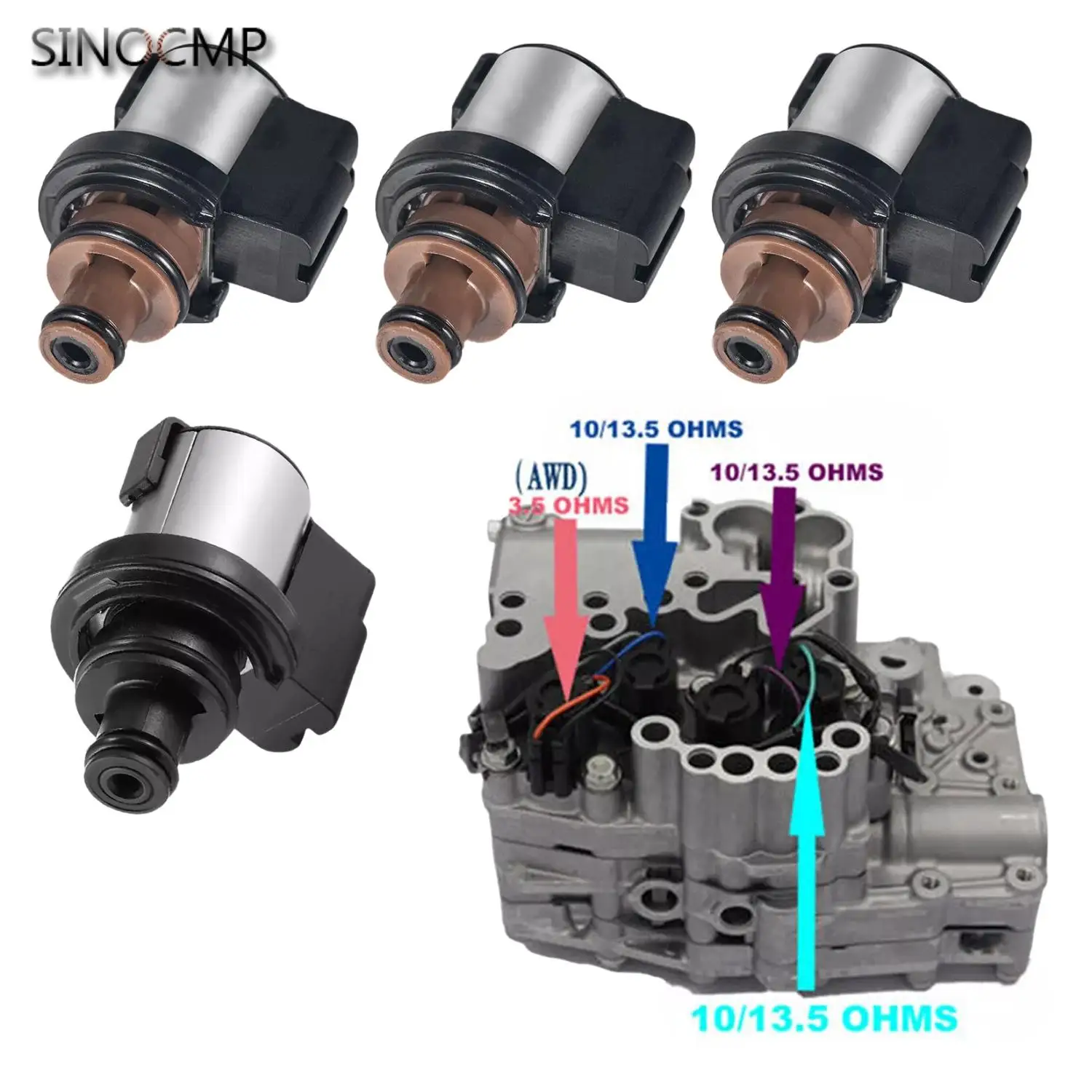 Válvula Solenoide de Bloqueo del Convertidor de Par Nueva 3.7 12.2-13.2 para Subaru CVT TR580 TR690 Parte 31825AA050 31825AA051 - AliExprs 34 Válvula Solenoide de Bloqueo del Convertidor de Par Nueva 3.7 12.2-13.2 para Subaru CVT TR580 TR690 Parte 31825AA050 31825AA051 - AliExprs 34