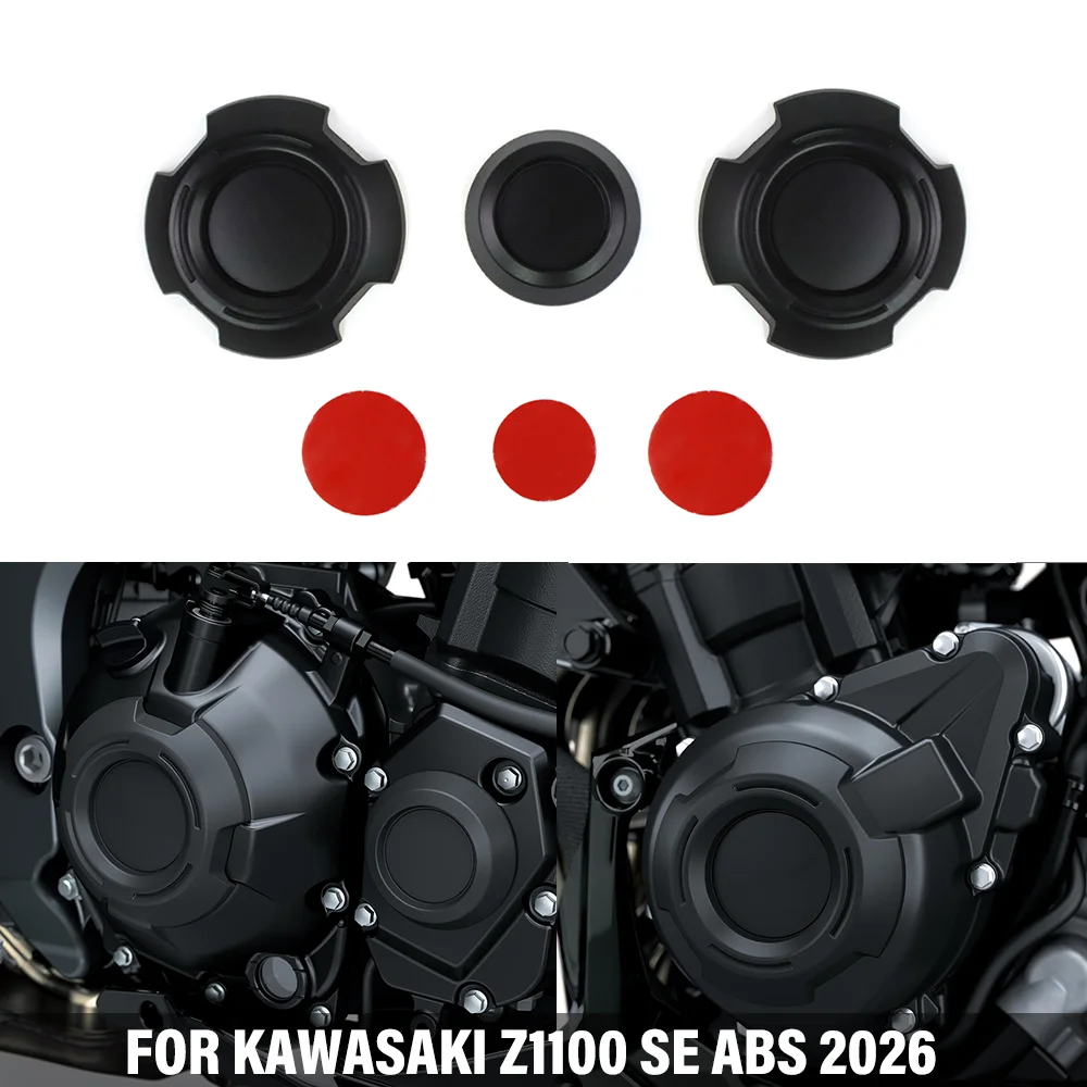Image of Motorrad-Motorgehäuse-Schutzringe, Abdeckung für Motorstator, Fallschutz für KAWASAKI Z1100 SE Z1000SE ABS 2026