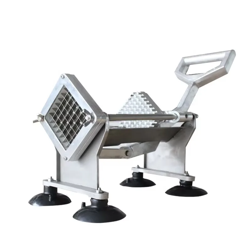 قطاعة بطاطس تجارية احترافية مع أقدام شفط مجموعة كاملة للبطاطس الحلوة والجزر واليام