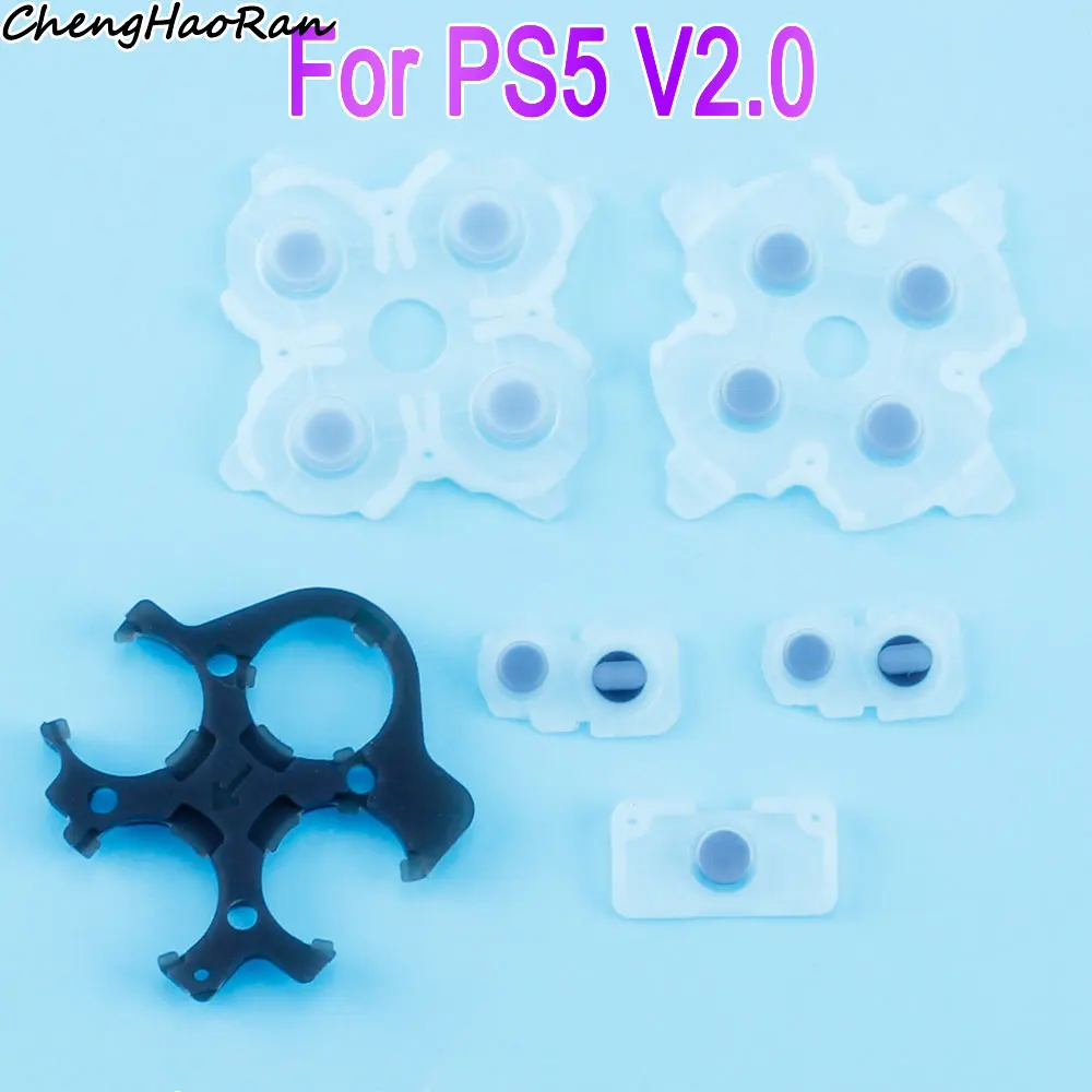 

1 Piece Conductive Silicone Rubber Buttons For PS5V2.0 Controller Joystick Left and Right Direction Buttons Replacement Parts