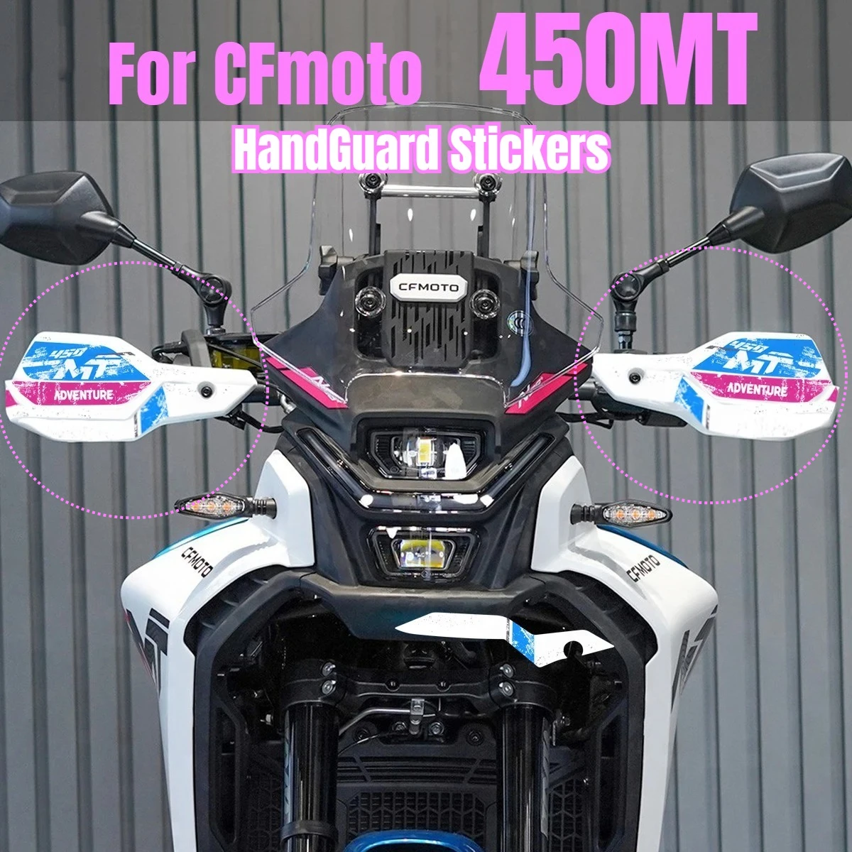 

For CFMOTO 450MT HandGuard Stickers cfmoto 450 MT 3M Sticker Hand Guard Waterproof Decal Motorcycle Accessories