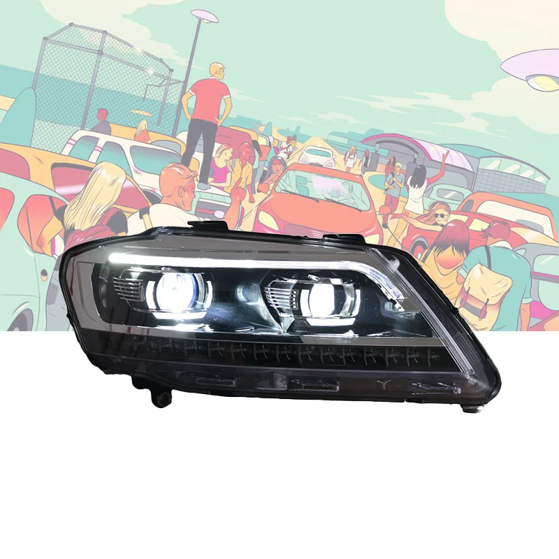 For VW Lavida 2012-2014 Modified Headlight Car Accessories Auto Headlamp High Quality Headlight Assembly