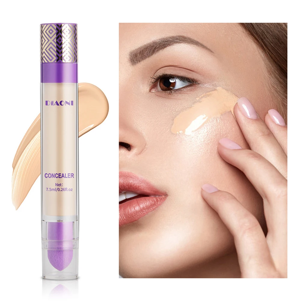 Corrector de cobertura para manchas oscuras/círculos, resistente al agua, Base líquida ligera de larga duración, cosmética facial para mujeres, herramientas de maquillaje