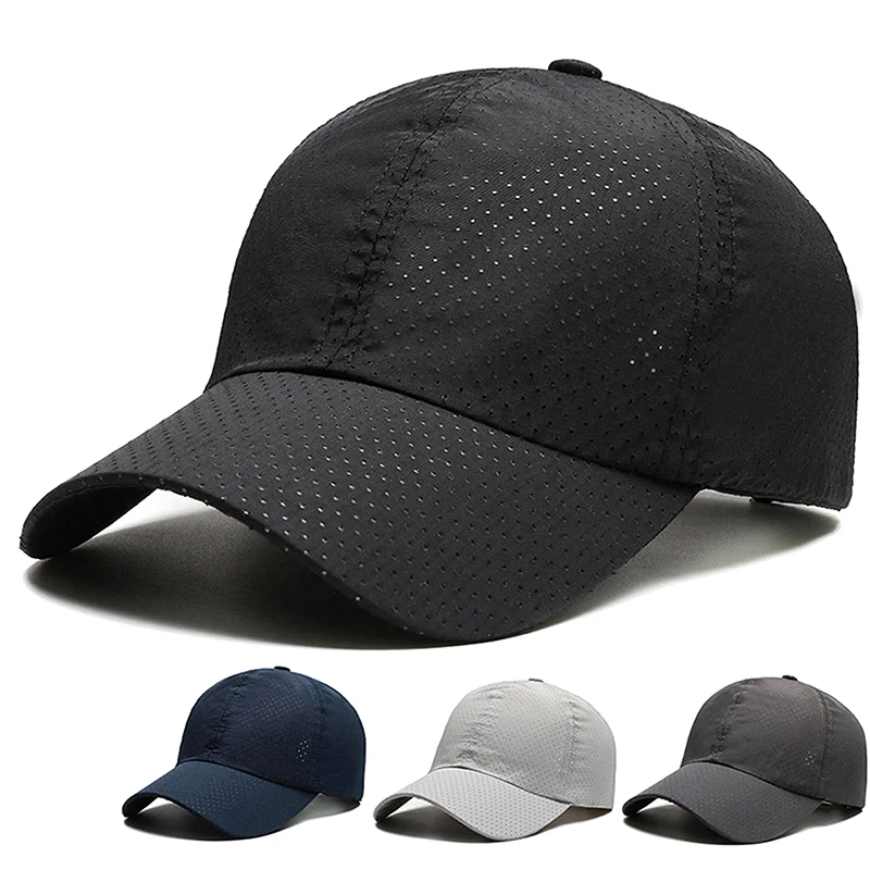 Frauen Sport kappen Sommer schnell trocknende Baseball kappe für Männer Kühlung atmungsaktive Mesh Sonnenhut UV-Schutz Casque tte Angel hüte