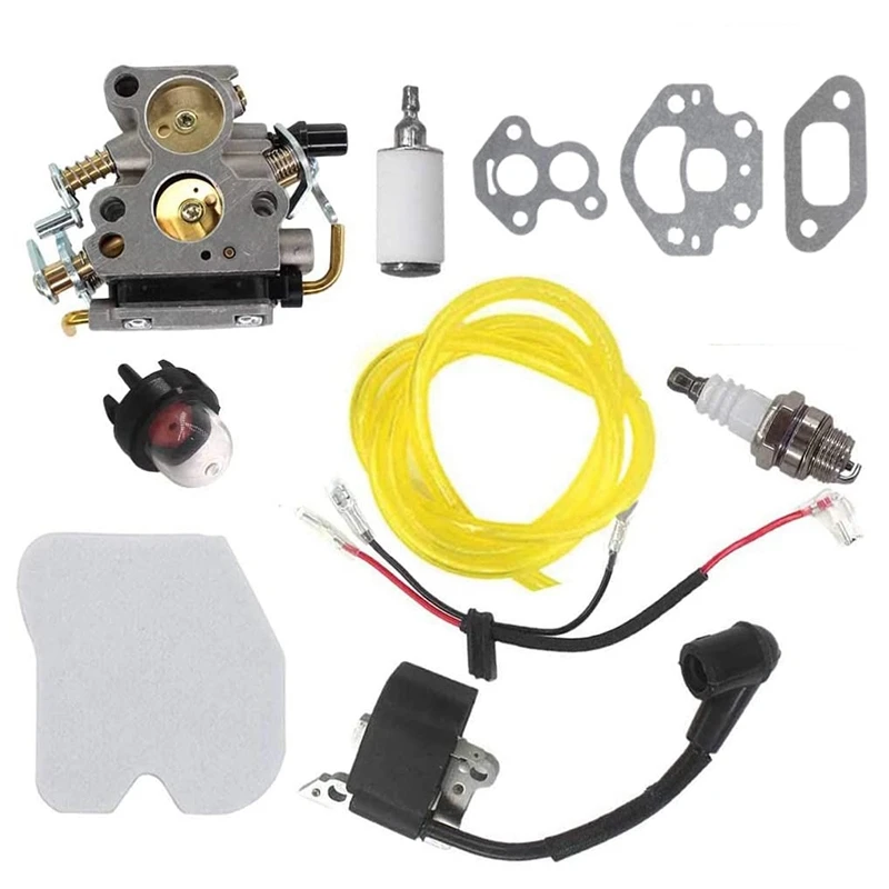 

Carburetor For 574719402 530039143 530039143 545199901 Husqvarna 235 240 Chainsaw Ignition Coil Air Filter Tune Up Kit