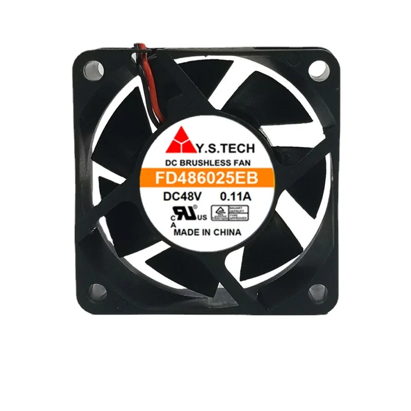 Kipas Baru Y.S.TECH FD486025EB 6025 6CM 48V 0.11A Kipas Pendingin 60*60*25Mm