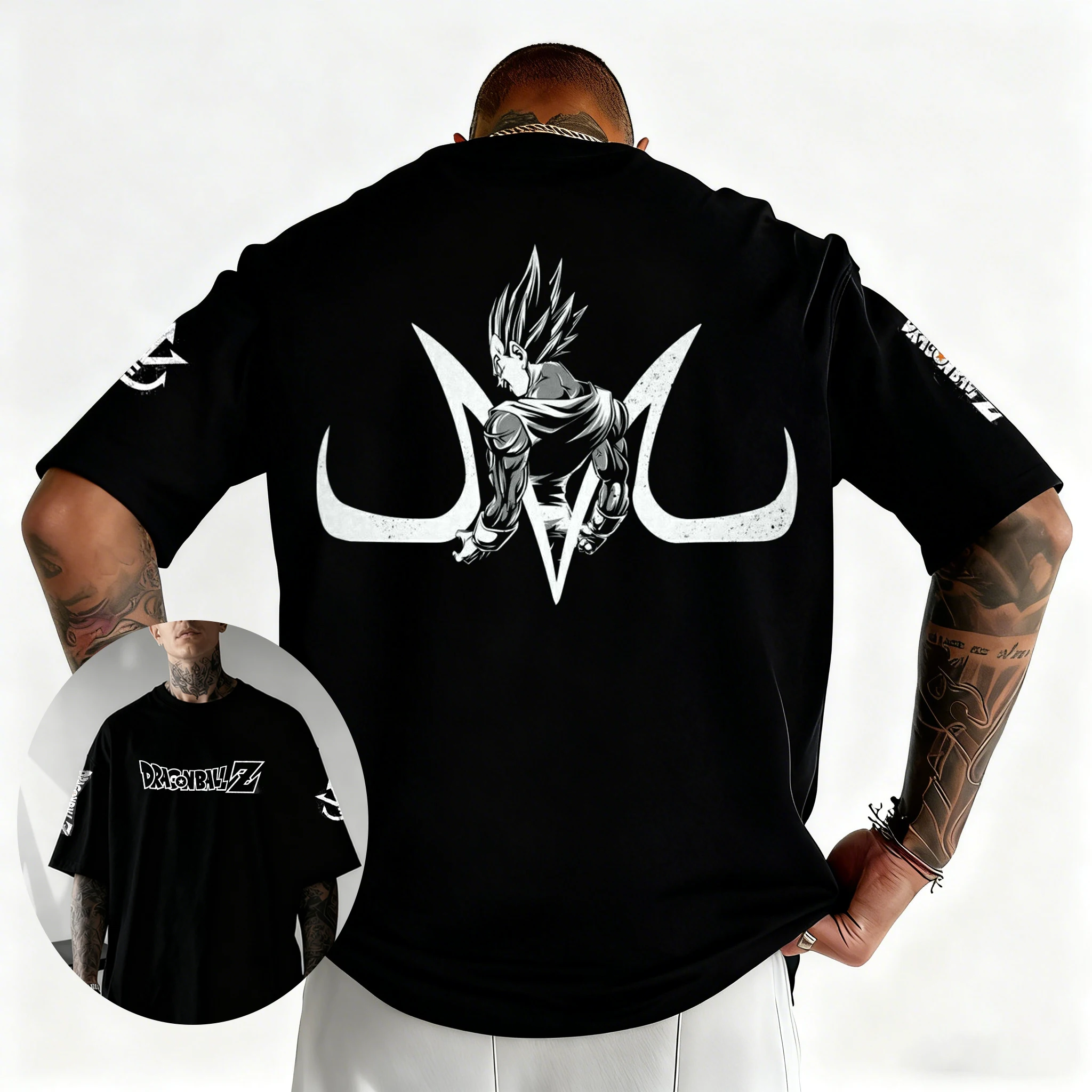 Dragon Ball Japanese Anime Printed Men's T-Shirt Majin Buu Boys Children Harajuku Short Sleeve Kids Goku T-shirt Summer Clothing - view 6