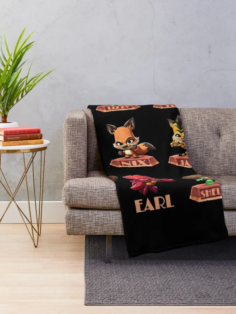 Mens My Favorite Zooba Battle Arena Royale Characters N 01 Zoo Gifts For Fan Throw Blanket Vintage Luxury Designer Blankets