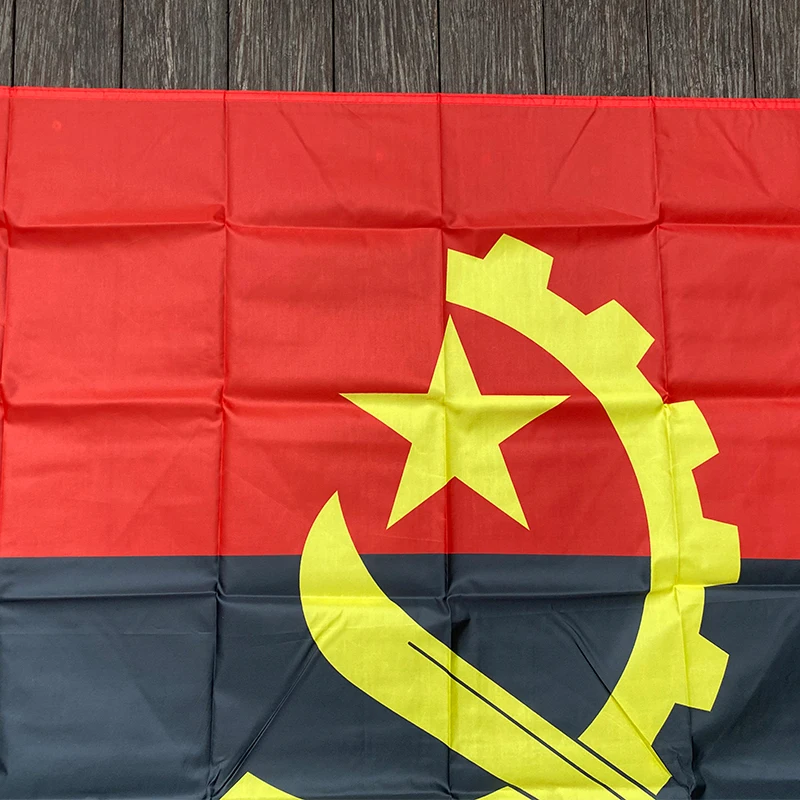 Xvggdg 90x150cm bandiera Angola Banner Hanging National flags Angola banner