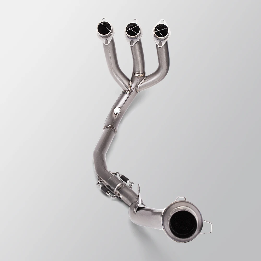 STLF2020-2023 لـ Tiger 850/900 أداء سباق الدراجات النارية العادم التيتانيوم الأنبوب الأمامي في الموقف الأصلي حالة جديدة