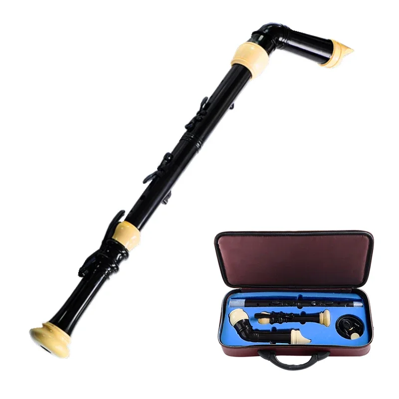 Professional Bass Recorder with Flute, F Key, Funda Flauta, Classical Music Instruments, Chinese Vertical Flute, Baroque, 8 Hole