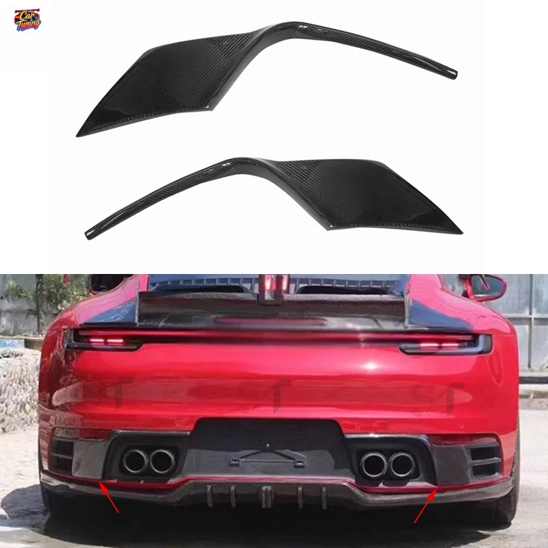 

Suitable for Porsche 911 992 carbon fiber rear spoiler modification rear bumper spoiler car kit