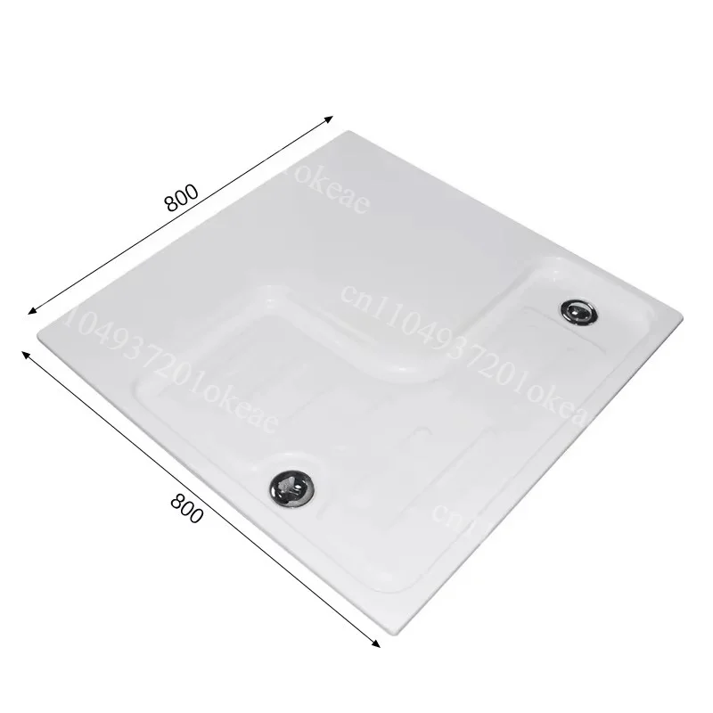 RV Modification Accessory Hidden Shower Tray Non Slip Bathroom Base for Camper Van Motorhome Bathroom Floorone