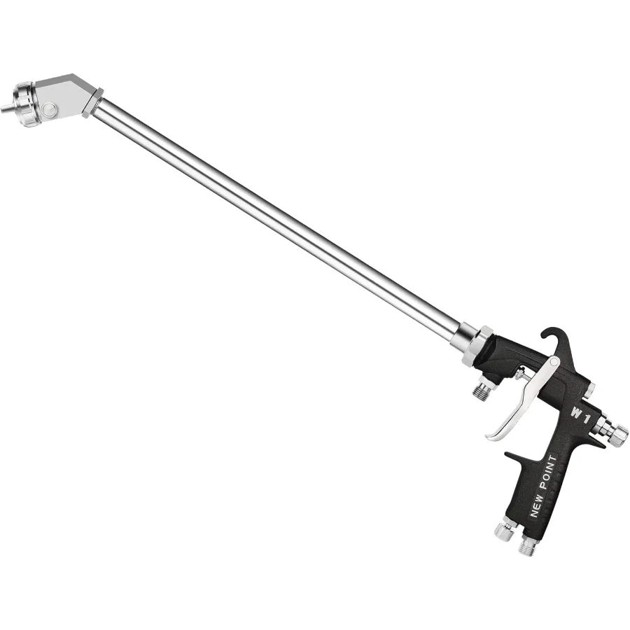 

100 см удлинитель с длинным полюсом, угол распыления, воздушный распылитель, пистолет для покраски под давлением, высокая эффективность для дома, автомобильная насадка для покраски
