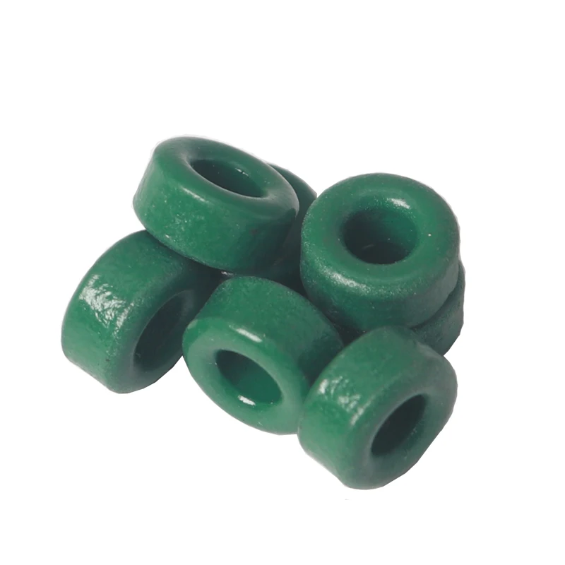 【50-10PCS】Green Magnetic Ring Ferrite Magnetic Ring 8*4*4 Anti-interference Core Filter Inductance Transformer Magnetic Ring