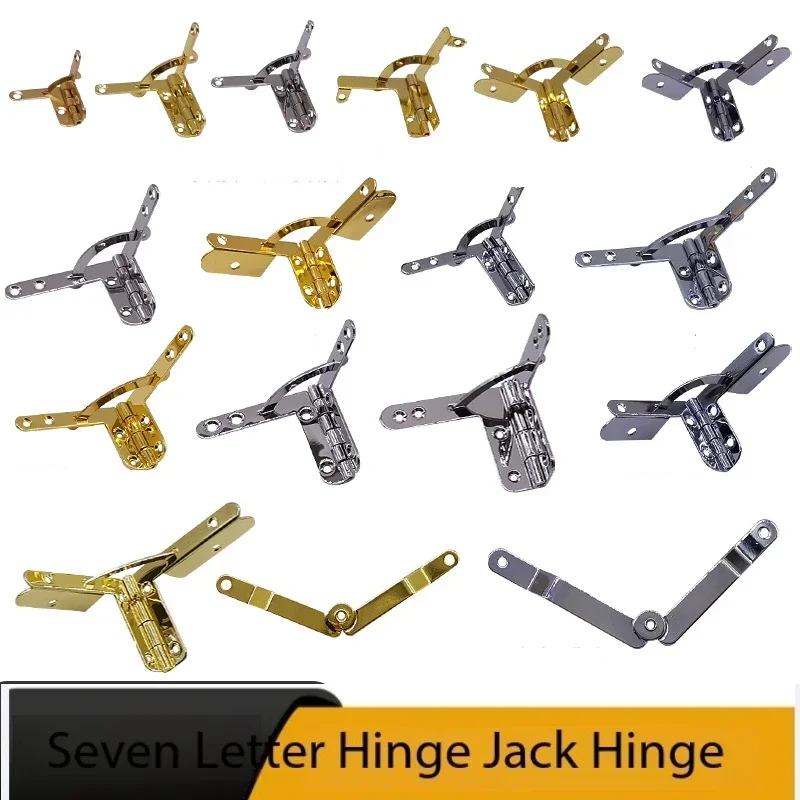 Jewelry Display Chest Wooden Box Hinges W L Shape 90 Degree Support Spring Hinge