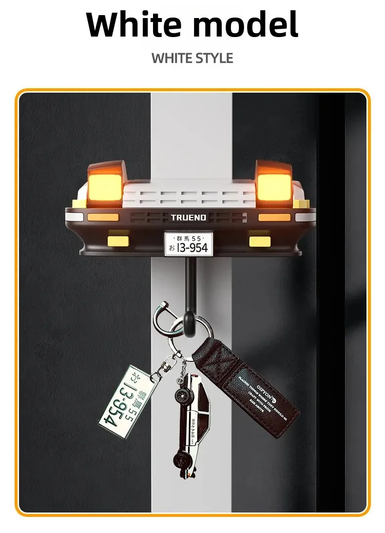 AE86 Car Key Holder New Gift Wall Mounted Headlight Decor Creative