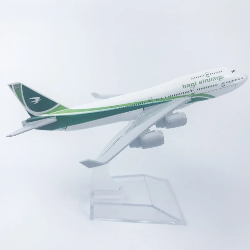 

Iraqi Airways B747 Alloy Model Plane 16cm 1/400 Scale 747 Airplane Model Toys Children's Collected Gift By Aviation