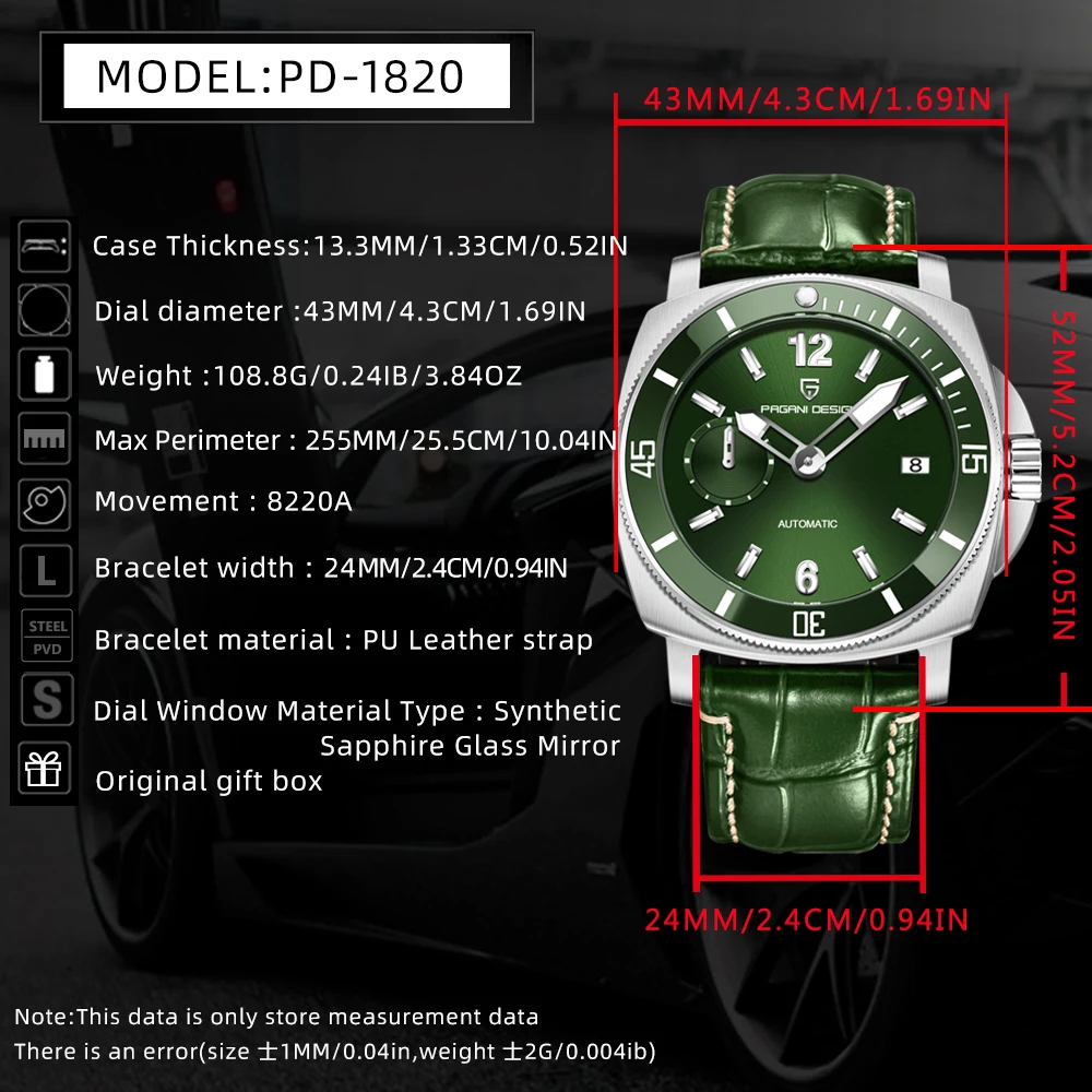 26 New Men's Mechanical Watch Business Casual Luminous Men's Watch Daily Waterproof Holiday Gift