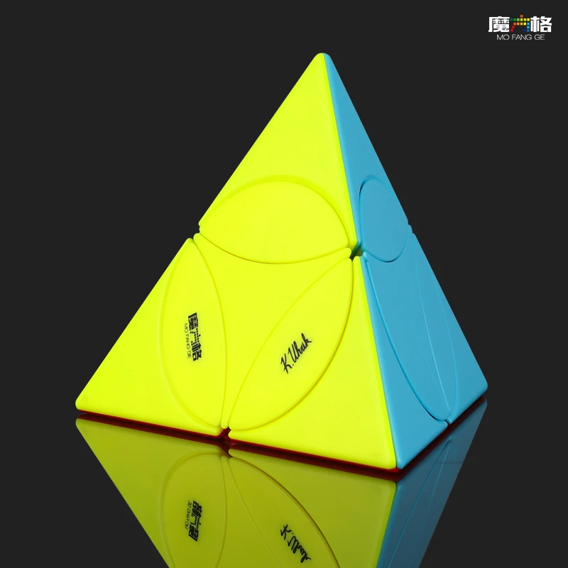 [Picube] QiYi Coin Tetrahedron Pyramid Magnetic Speed Cube Irregular Twist Puzzle Cubo Magico Stress Relief Collectible Gift Toy
