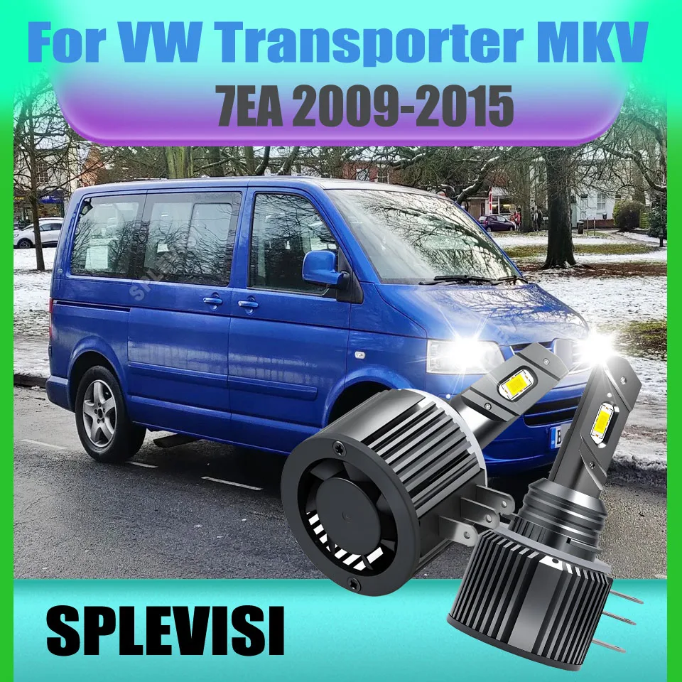 

LED Headlights Canbus High Beam DRL Auto Light High Power 6000K For VW Transporter MkV 7EA 2009-2015 2010 2011 2012 2013 2014