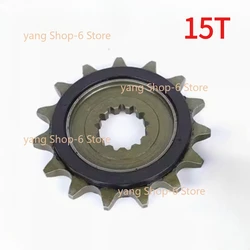 15T For CFMOTO 450MT 450mt 450 MT Small Silent Durable Motorcycle Front Sprocket Chain Wheel Front Fly Wheel Pinion