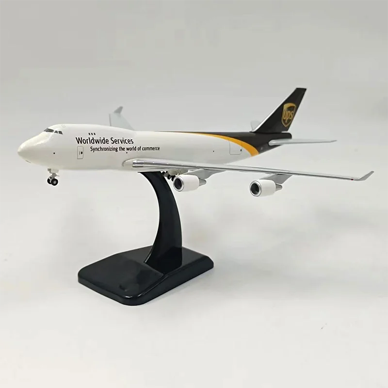 Diecast 1/400 B747-400F UPS Air Cargo Airlines Plane Model Alloy Aircraft Airplanes Replica Model Toy For Collection