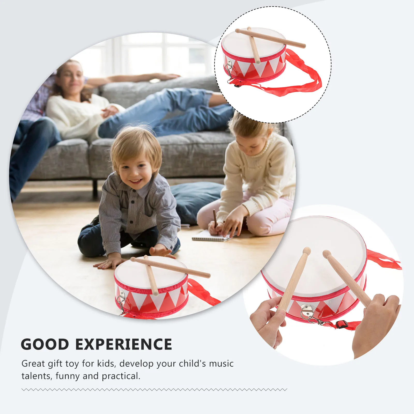 1 مجموعة مونتيسوري كمين طبل وسائل تعليمية الاطفال الموسيقى اللعب قابل للتعديل طفل الآلات الطفل قرع مجموعة ألعاب موسيقية