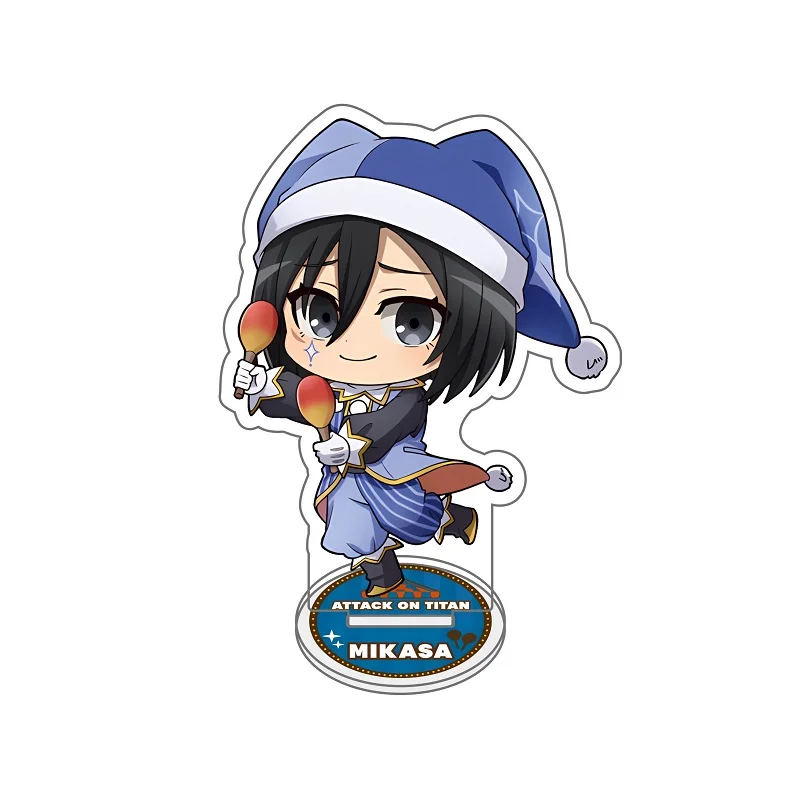 10cm Attack on Titan Anime Figure Acrylic Stand, Model Plate, Desk Decor Holder, Sign, Keychain, Birthday  Gifts