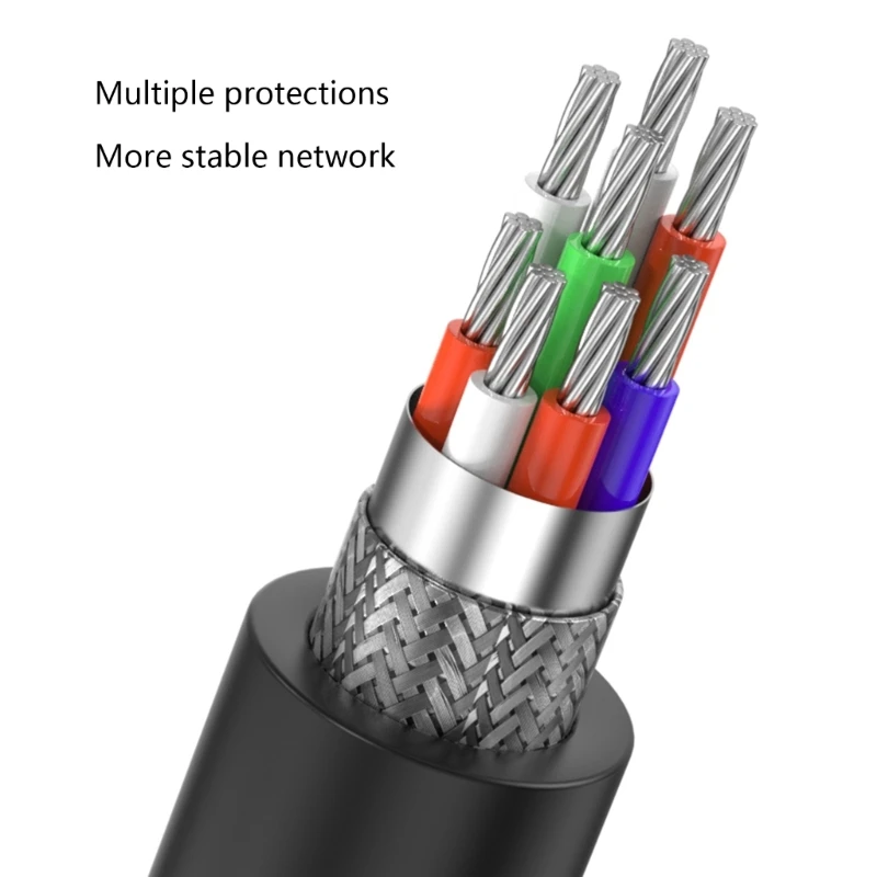 RJ45 to DB9 RS232 Debugging Cable Male to Female/Male Extension Cord Wire for Routers Switches Serial Port Management