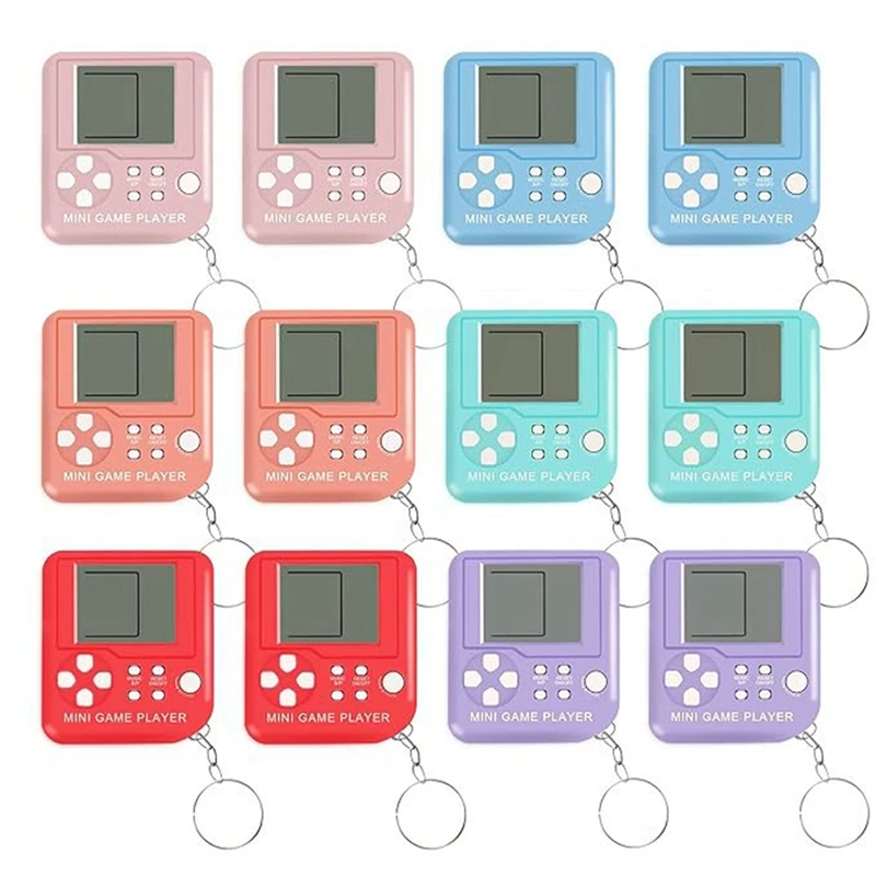 12Pcs Party Favors Keychains For Kids Video Game Keychains For Backpack Birthday School Party Favor Supplies Key Chains Durable