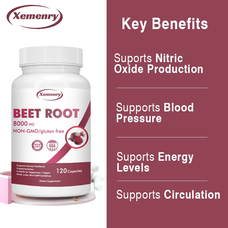 Beetroot Capsules - Improve Digestion and Increase Stool Bulk