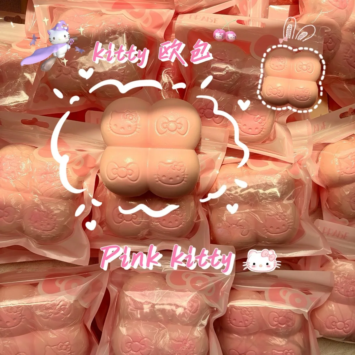 مرحبا كيتي شخصيات كرتونية الكرتون الخبز انتعاش بطيء لعبة تخفيف التوتر ضغط اللعب هدية عيد ميلاد للبنين بنات الأطفال #4