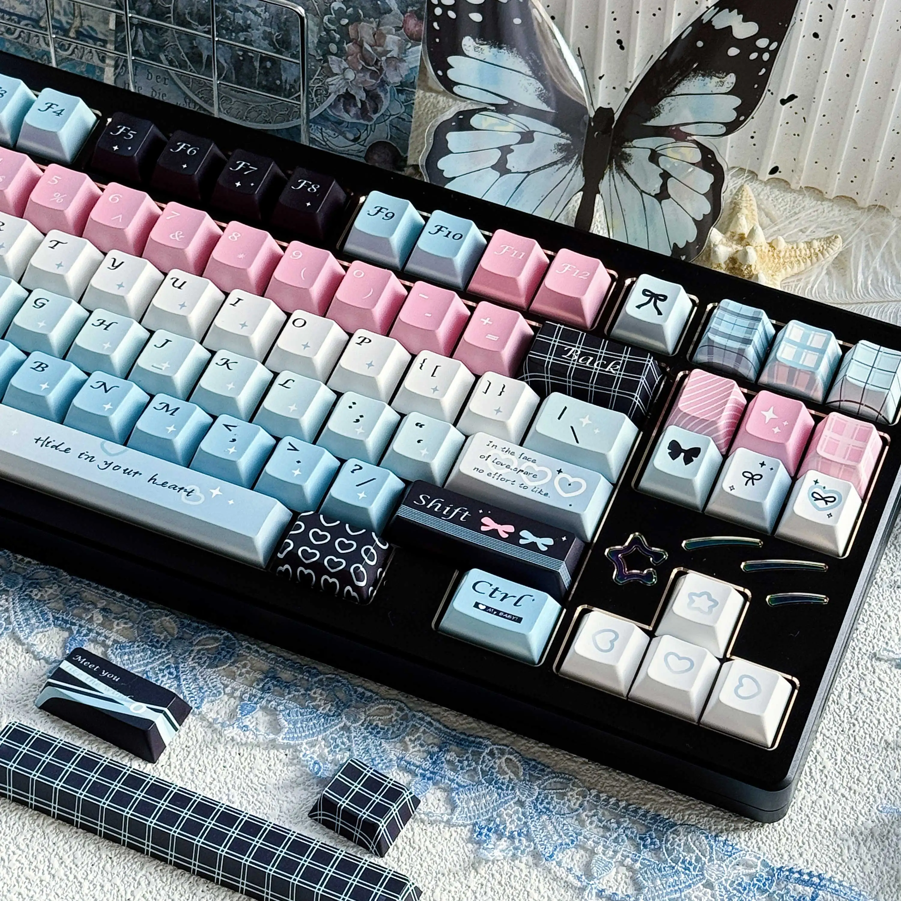 

Love Sea Breeze Original Keycaps PBT Sublimation Original Factory Highly Personalized Customized Keycaps Mechanical Keyboard Key