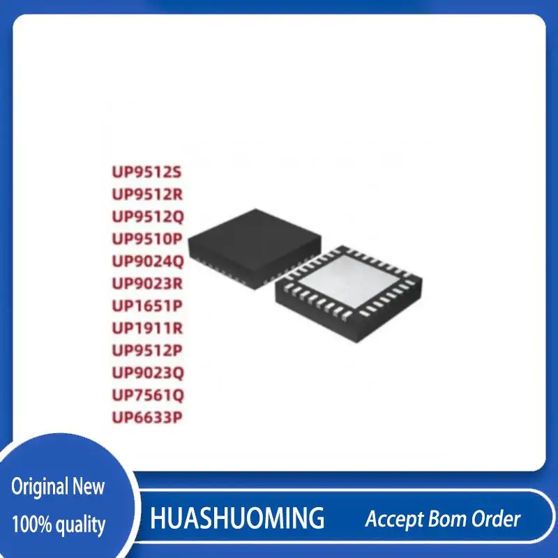 5Pcs/Lot  New UP1740P UP9510P UP9512S UP9512R UP9512Q UP9024Q UP9023R UP1911R UP9512P UP9023Q UP7561Q UP6633P UP1651P QFN