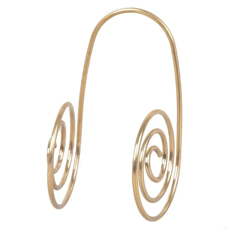  Flexible Copper Helical Hand Ring Natural Energy Amplifier Adjustable Sizes Metal Texture for Daily Energy Grounding
