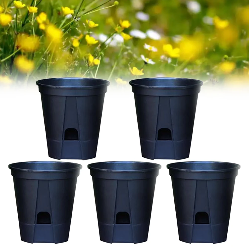

Легкие горшки для коммерческих дисплеев с функцией дренажа для домашнего садоводства, 12*8.3*14, легкий контроль здоровья корней