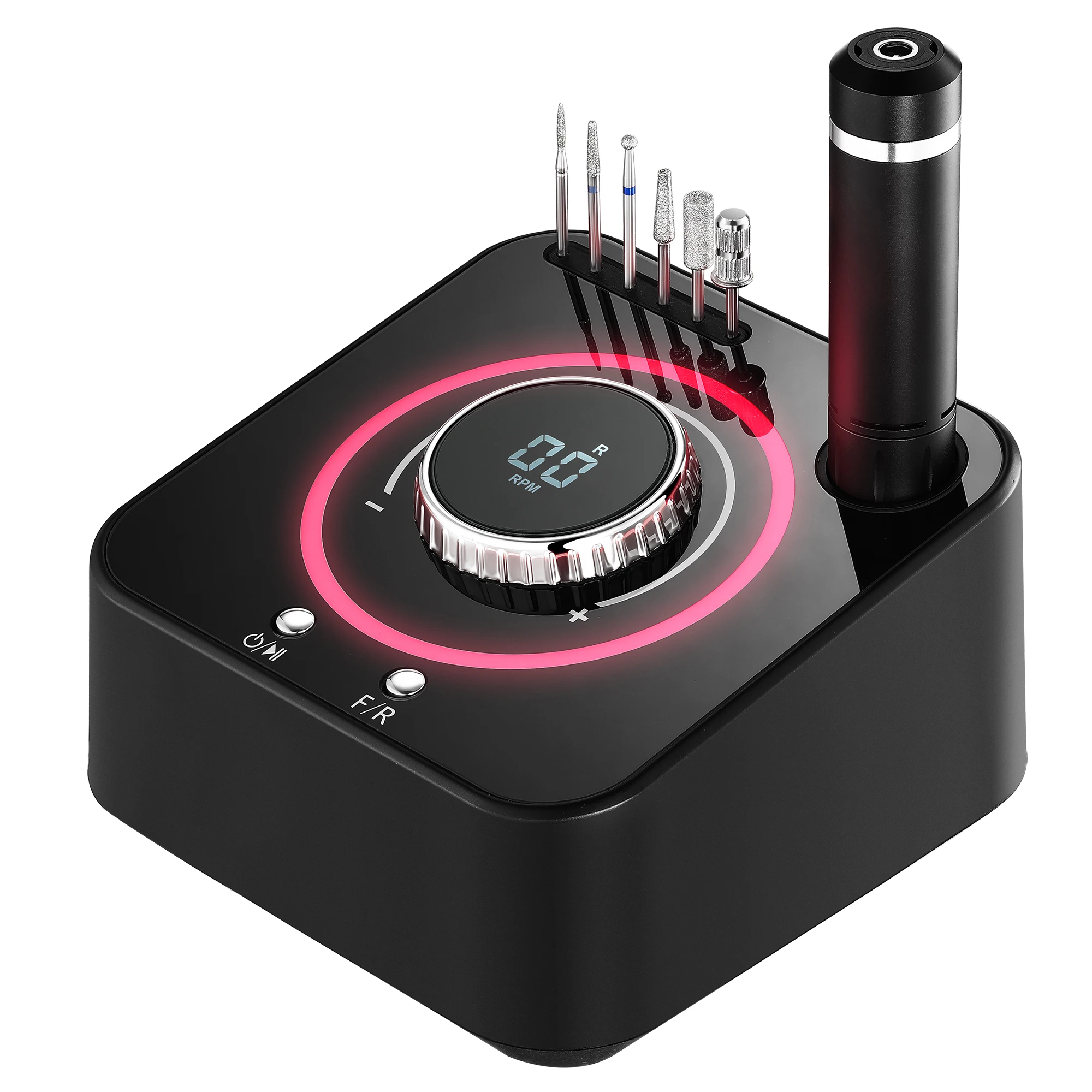Professional 40000RPM Electric Nail Drill Machine Foot Pedal Control Design Strong Power Manicure Pedicure E File Tools