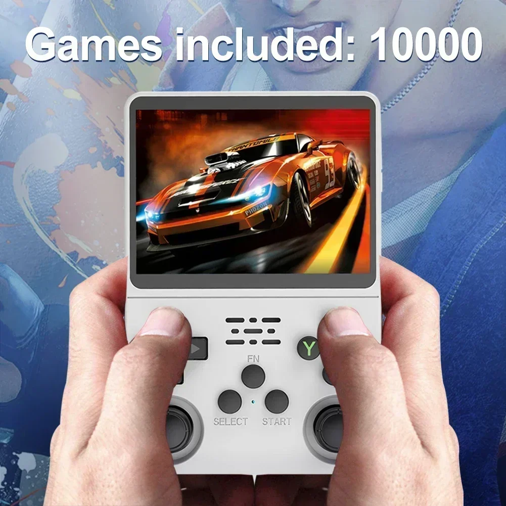

R36S Handheld Retro Game Console 3.5 Inch IPS Screen Open Source Multiple Game Simulator Supported N64 PSP GBA MAME PS Games 64G