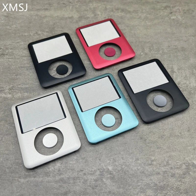 Red Black Grey Silver Light Blue Front Faceplate Case Cover Housing Button With Lens Window for iPod Nano 3rd Nano 3 4GB 8GB