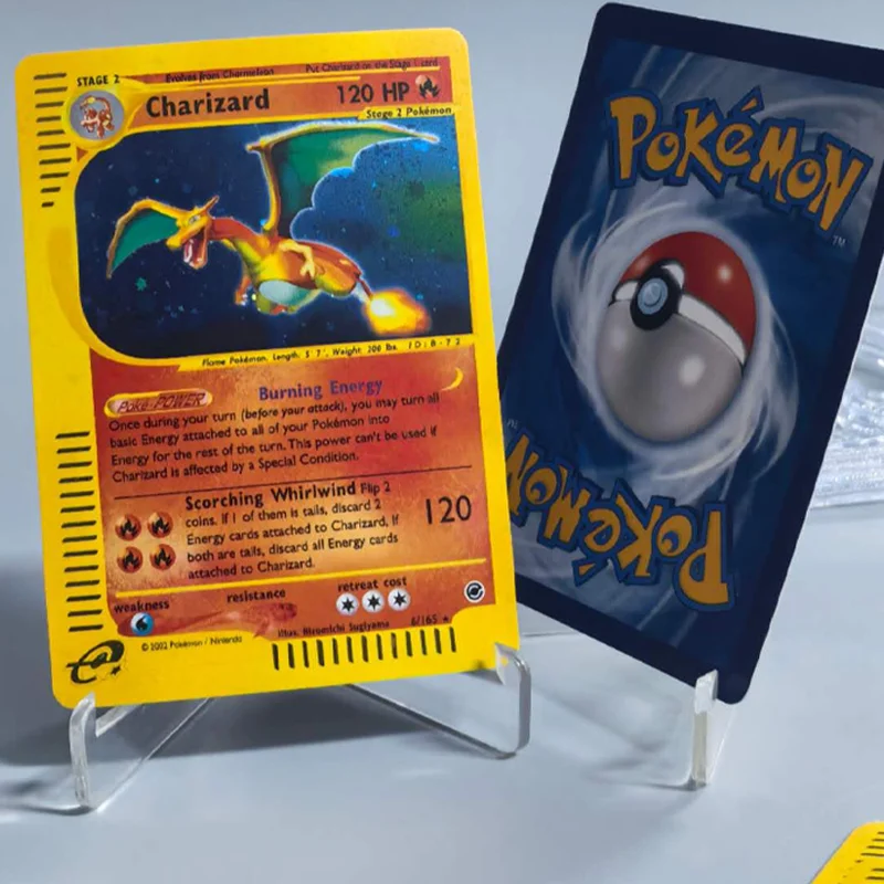 مجموعة بطاقات Ptcg Pkm ذاتية الصنع مجموعة قاعدة الإنجليزية سلسلة Holo Old Back Ninetales Treecko Blastoise Mudkip بطاقة Charizard Torchic