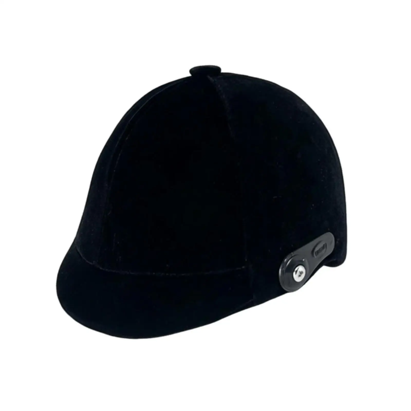Velvet Riding Helmet Full Coverage Horse Riding Helmet Adjustable Headgear for