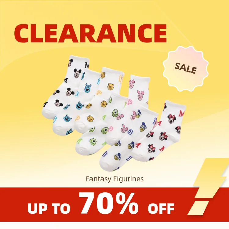Clearance_1Pairs Disney Cartoon Casual Socks Mickey Mouse Minnie Daisy Donald Duck Fashion Print Cotton Sock for Women Socks Gir