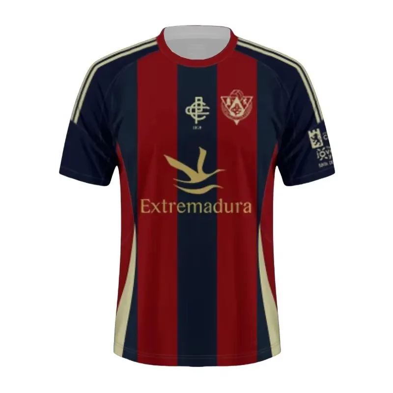 CP Cacereño Sports Casual T Shirt Men Women Clothes Quick Dry Sweat-absorbing Elastic Football Training Jersey Family Kids Tees