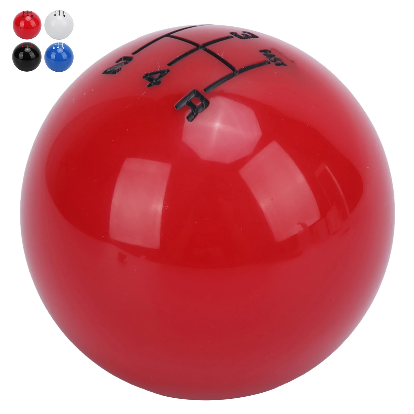 M12x1.25 Gear Shift Knob Head 5Speed WearResistant with 3 Adapter Universal Automobile Accessory 54mm Gear Shift Lever Head